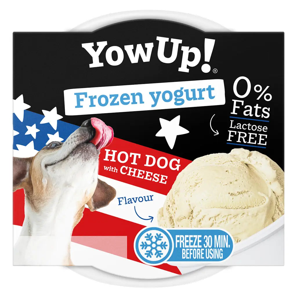 YowUp! Frozen Yoghurt Hot Dog Cheese