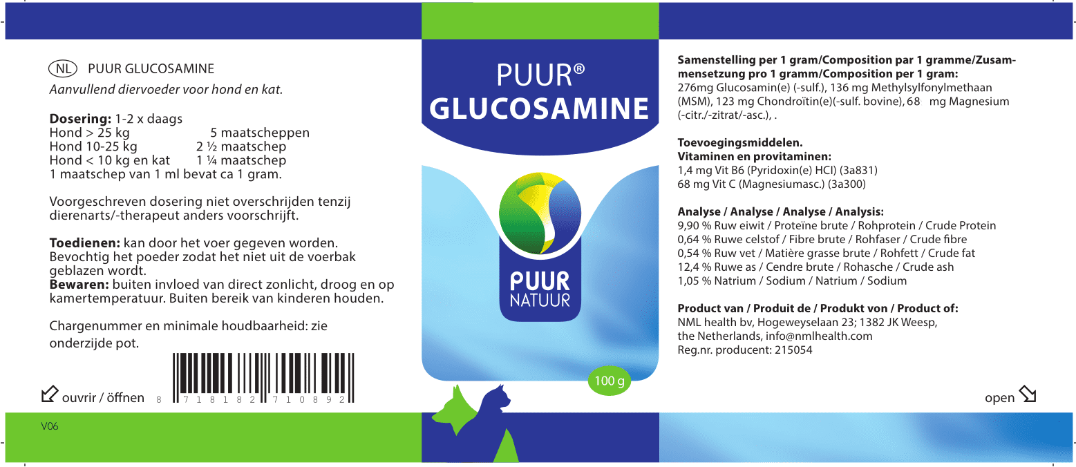PUUR Glucosamine 100g