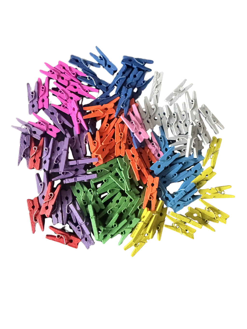 Kleine gekleurde knijpers
