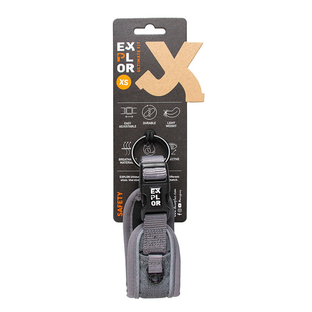 Explor Ultimate Fit Control collar Safety Silver reflective