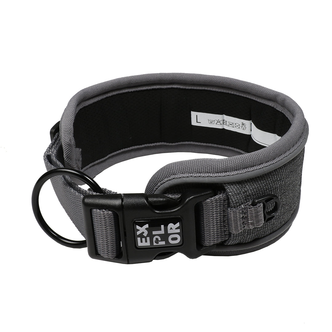 Explor Ultimate Fit Control collar Safety Silver reflective