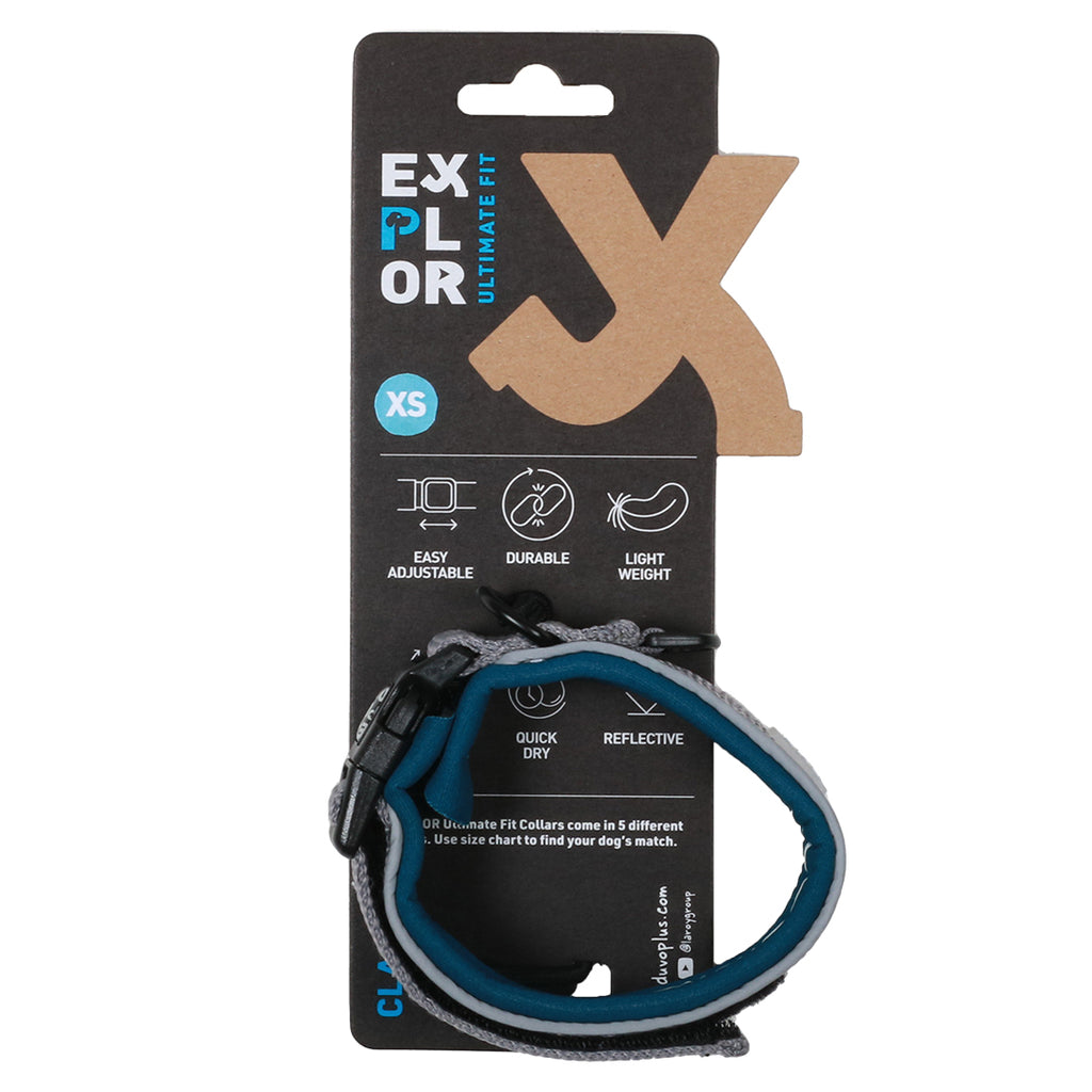 Explor Ultimate Fit Comfy halsband Classic Petrol blue