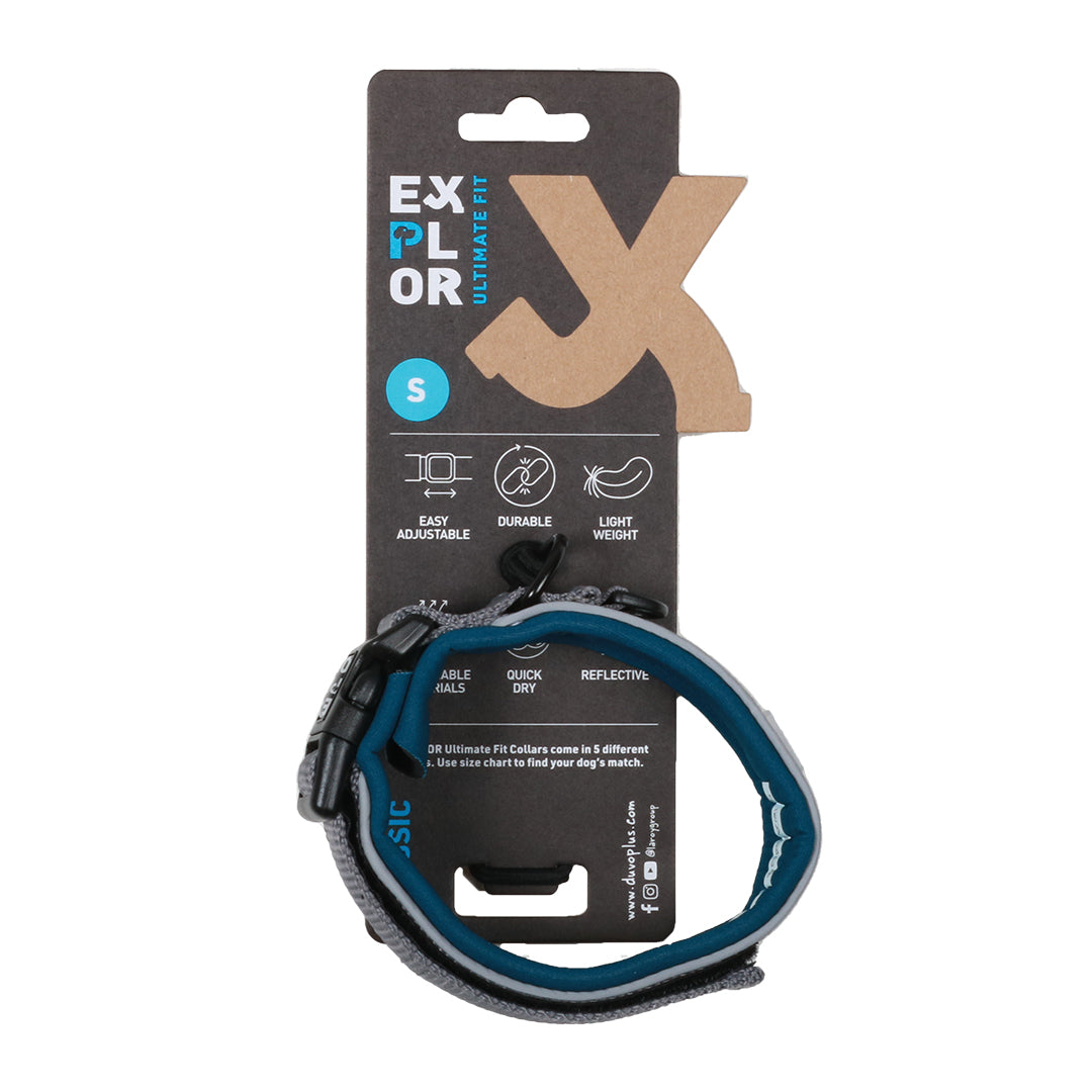 Explor Ultimate Fit Comfy halsband Classic Petrol blue