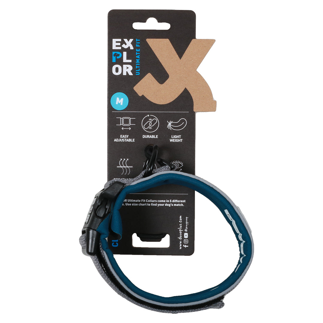Explor Ultimate Fit Comfy halsband Classic Petrol blue