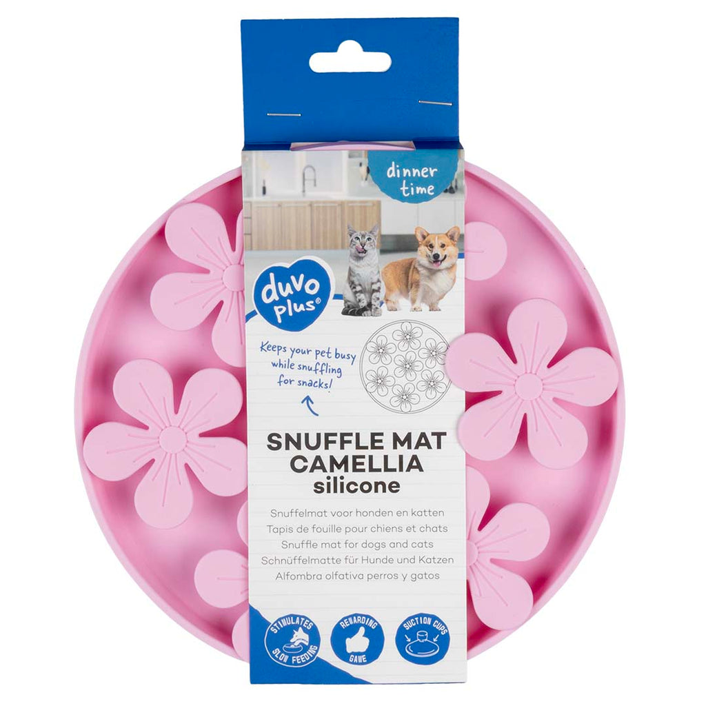 Duvoplus Snuffelmat camellia Roze