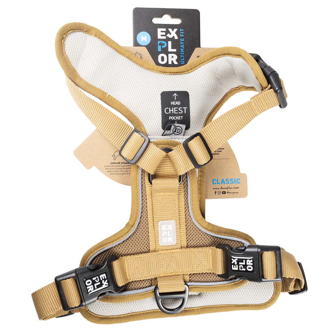 Explor Ultimate Fit No-Pull harness Classic Sand