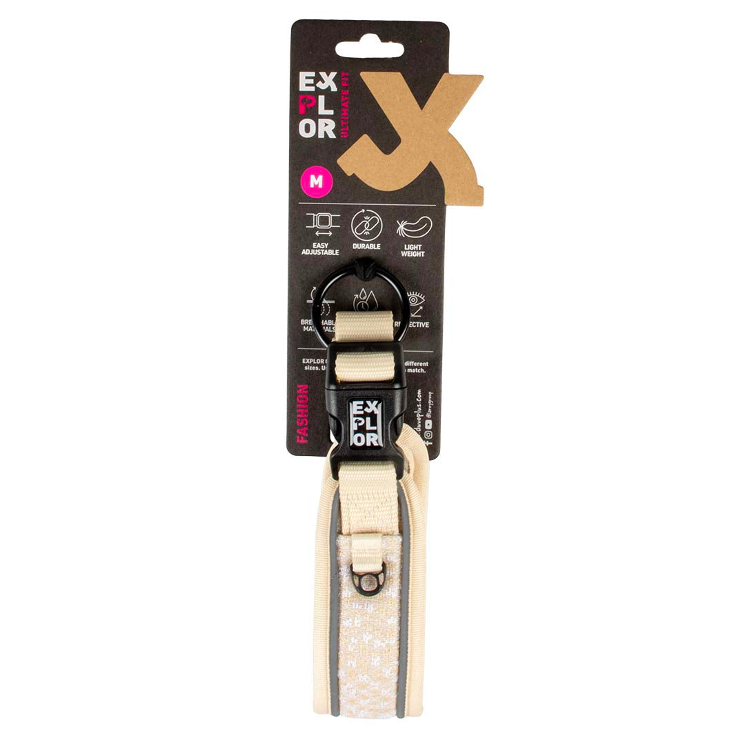 Explor Ultimate Fit Control collar  Fashion Antique white