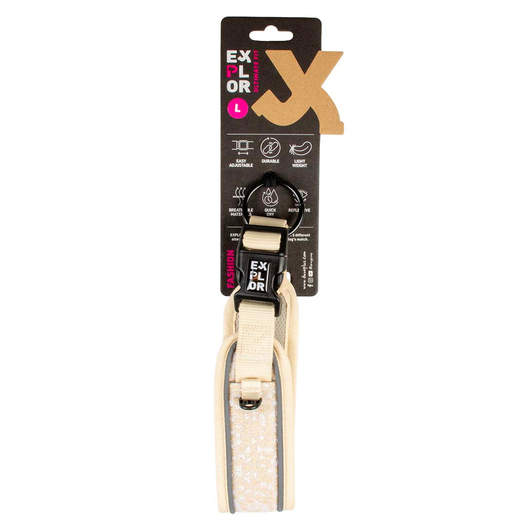 Explor Ultimate Fit Control collar  Fashion Antique white