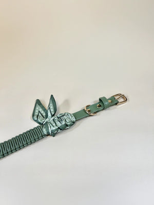 Blue Pup Collection Green bandana halsband