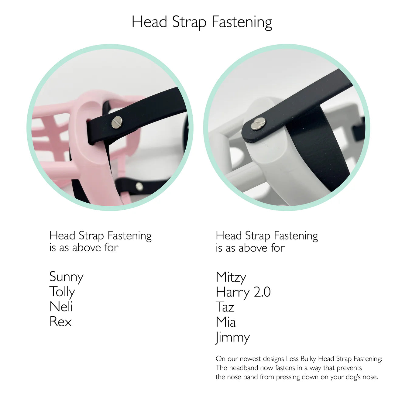 Head Straps - Black
