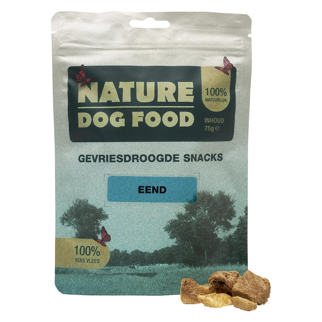 Nature Dog Food Gevriesdroogde Eend