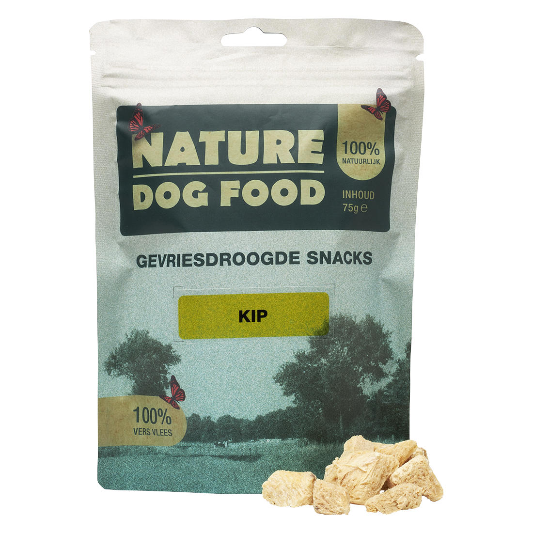 Nature Dog Food Gevriesdroogde Kip