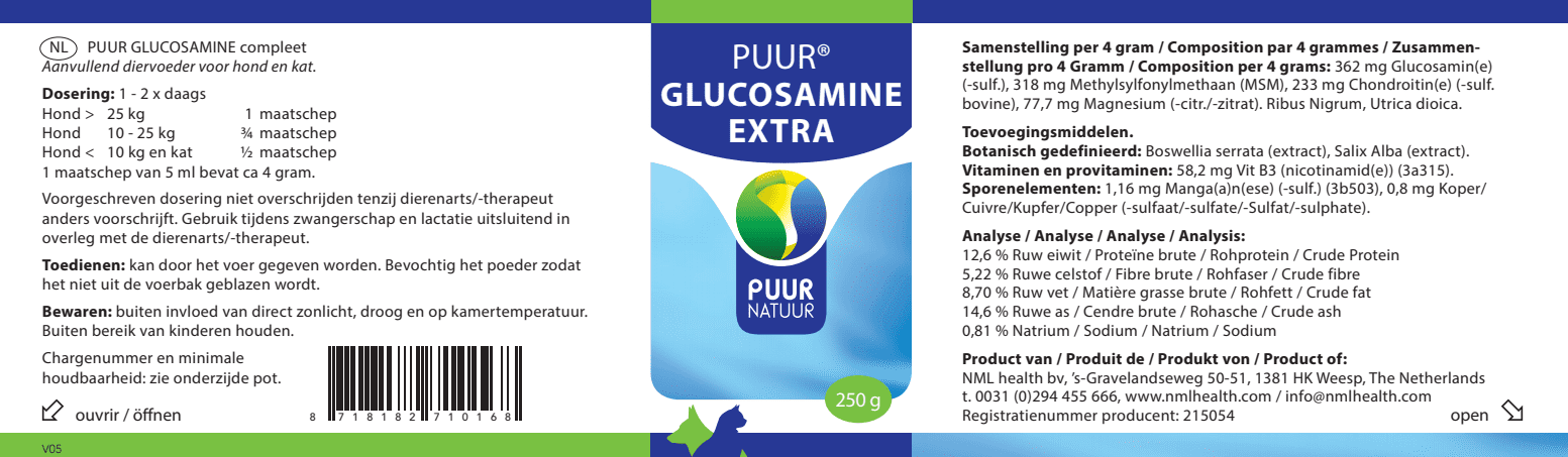 PUUR Glucosamine extra 250g