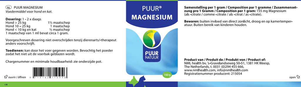 PUUR Magnesium 150g