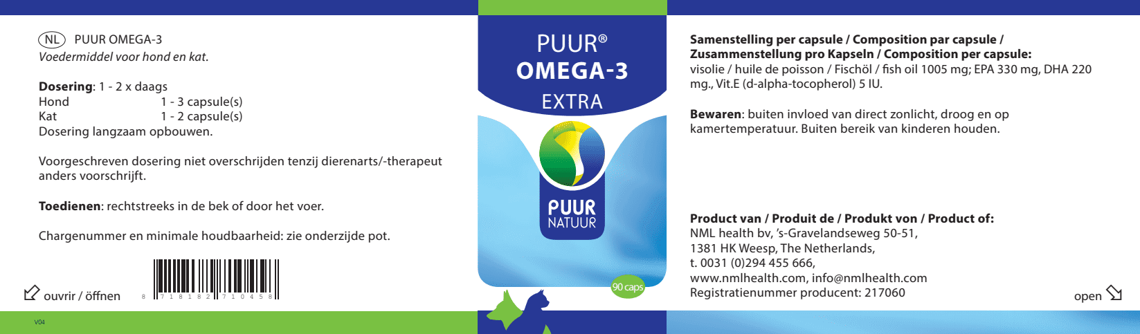 PUUR Omega-3 extra 90 capsules