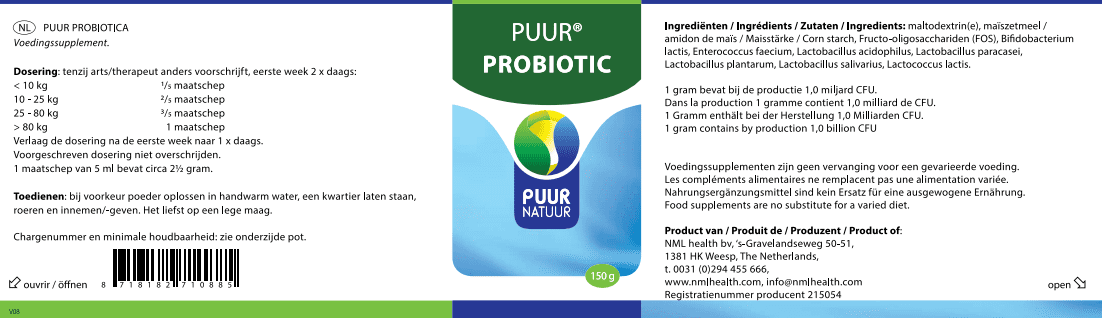 PUUR Probiotic 150g