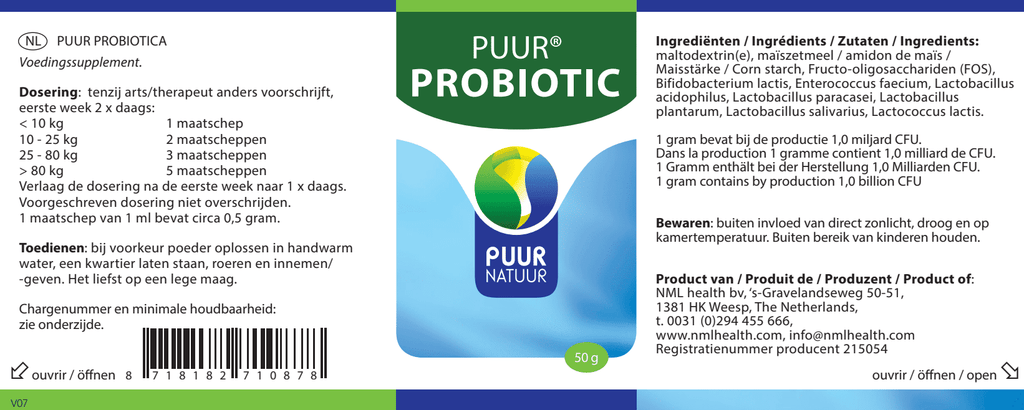 PUUR Probiotic 50g