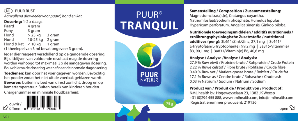 PUUR Tranquil 75g