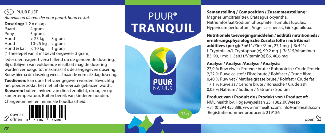 PUUR Tranquil 75g