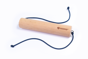 Wooddog ronde stok met touwtje