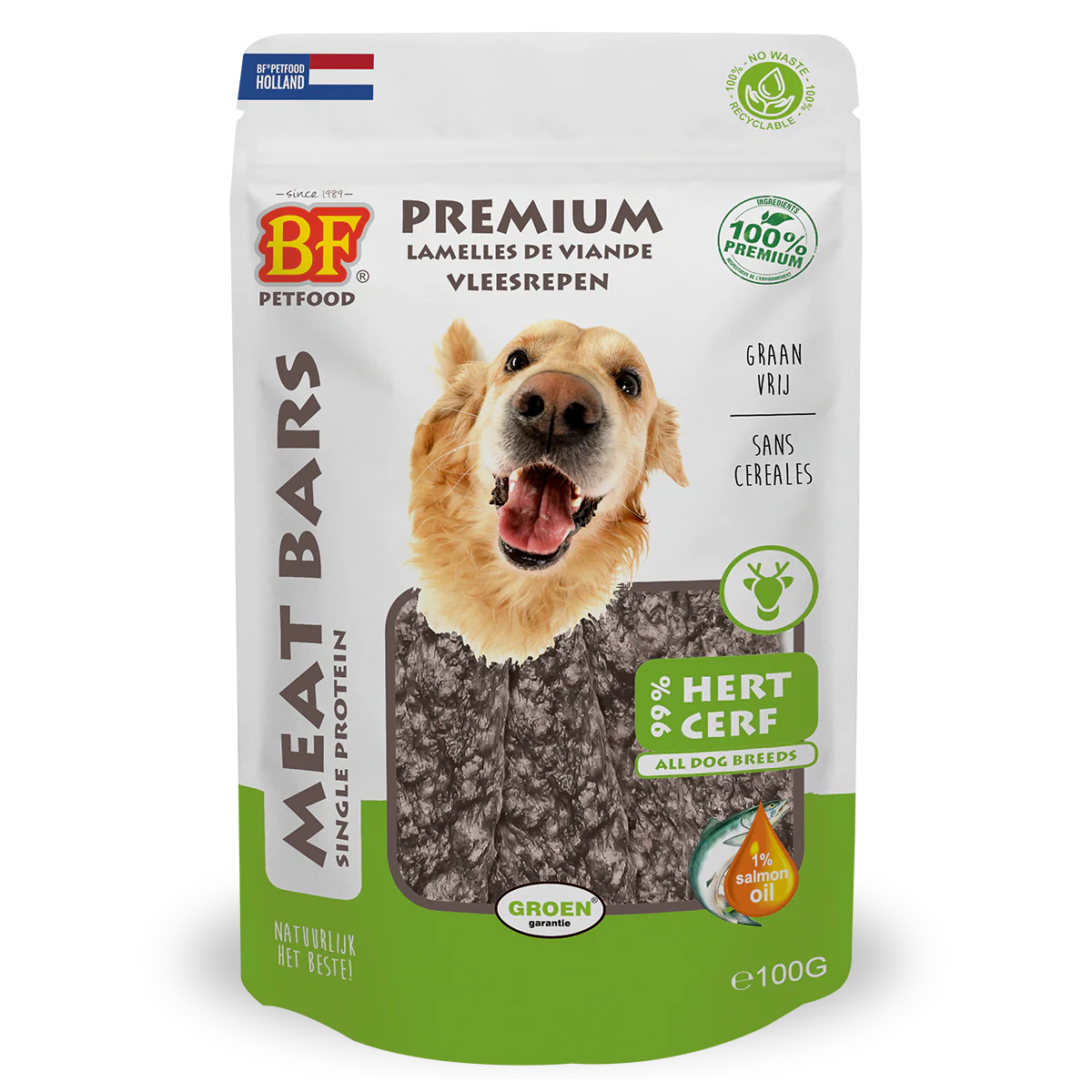 BF Petfood Meat Bars Hert