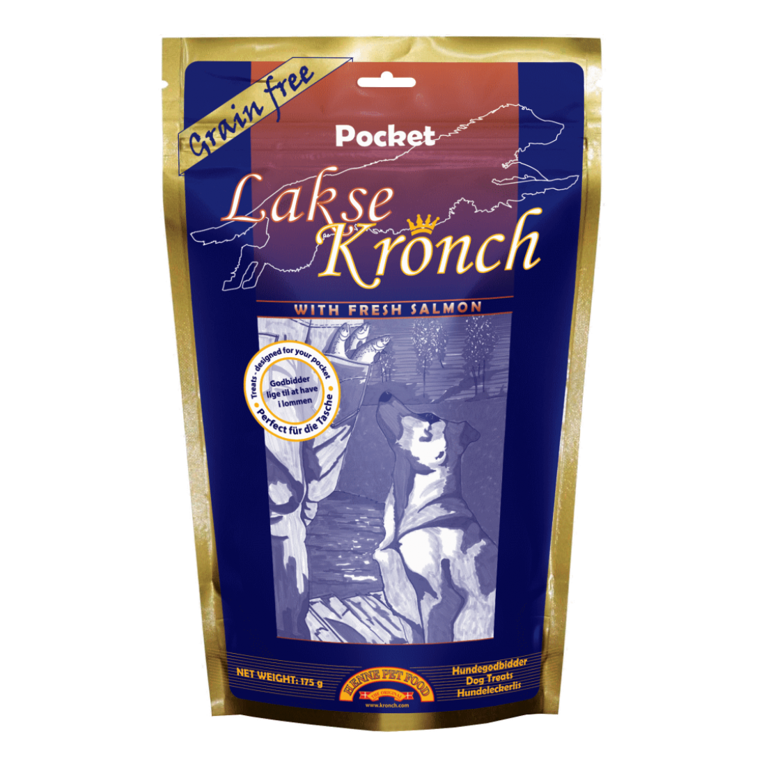 Henne 76% Zalmsnacks Pockets